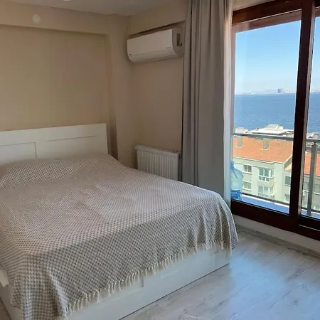 Amazing Seaview Duplex With A Big Terrace İzmir